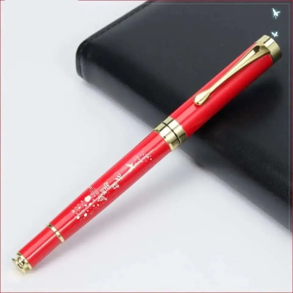 Anime Metal Gel Rollerball Pen, Bênção do Céu Oficial Hua Cheng Cosplay, Estudante Sinal Papelaria Presente, Tian Guan Ci Fu