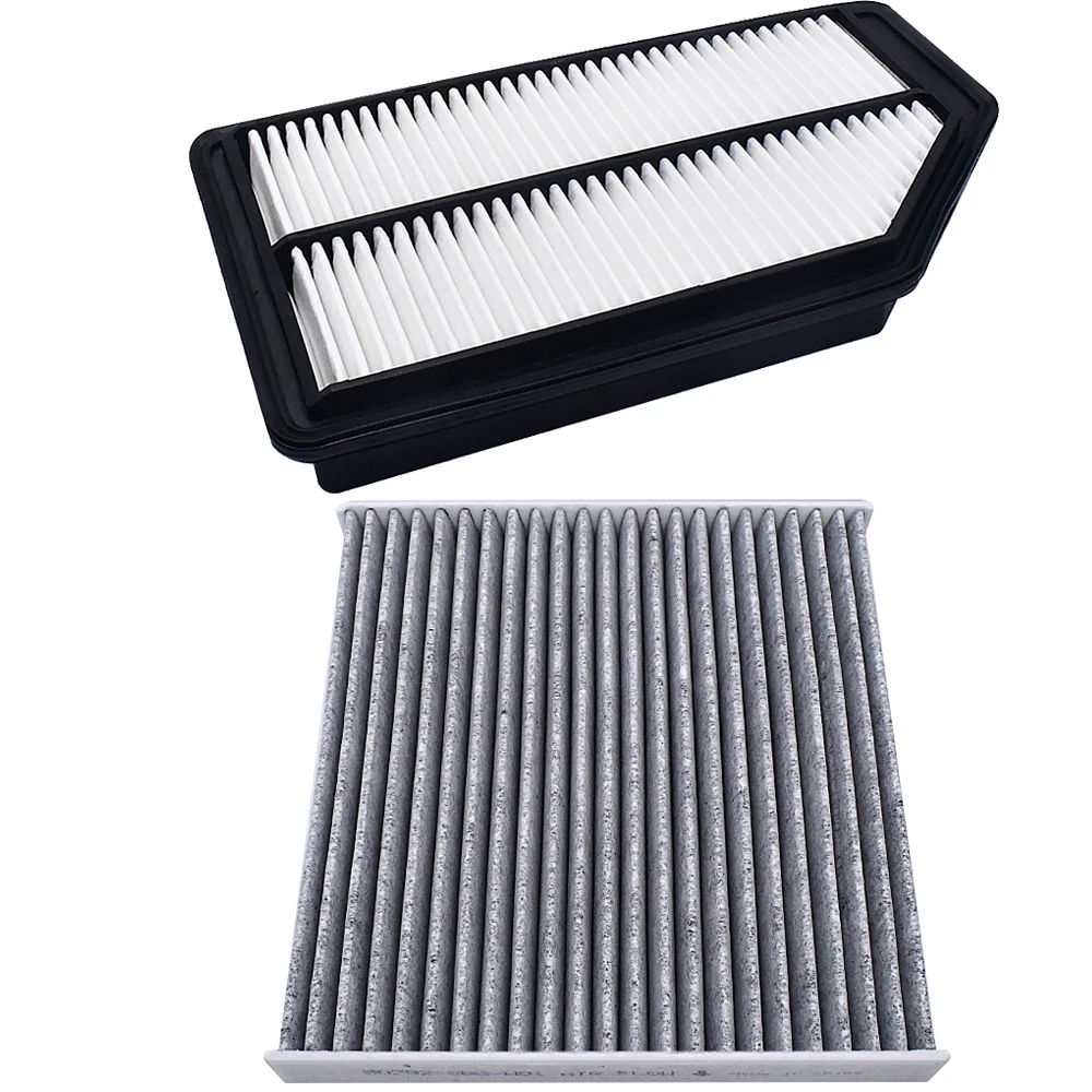 Car Engine Cabin Air Filter Kit For HONDA ODYSSEY 2011 2012 2013 2014 2015 2016 2017 Car Accessories 17220-RV0-A00 80292-SDA-A01