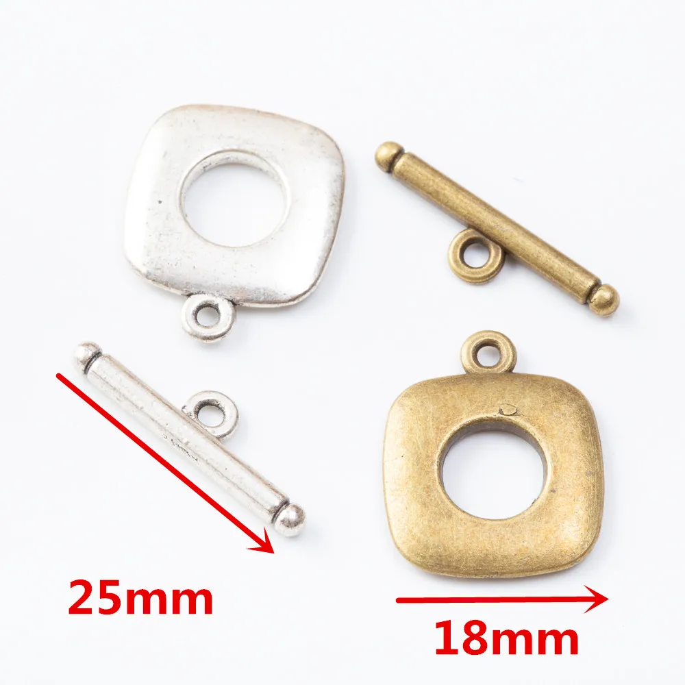 15pieces (OT buckle) vintage zinc alloy charm metal pendant DIY jewelry discovery making accessories2627