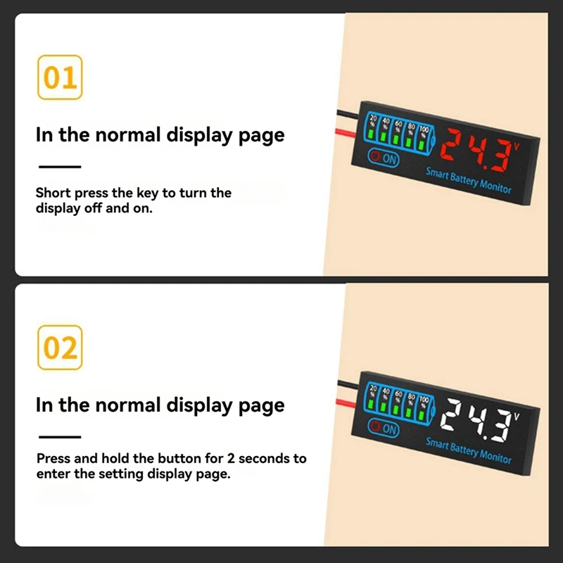 ABNO-18650 Li-Ion Lipo Test litu 7-55V kwasowy wskaźnik poziomu baterii Tester wyświetlacz LED moduł miernika pojemność miernik napięcia