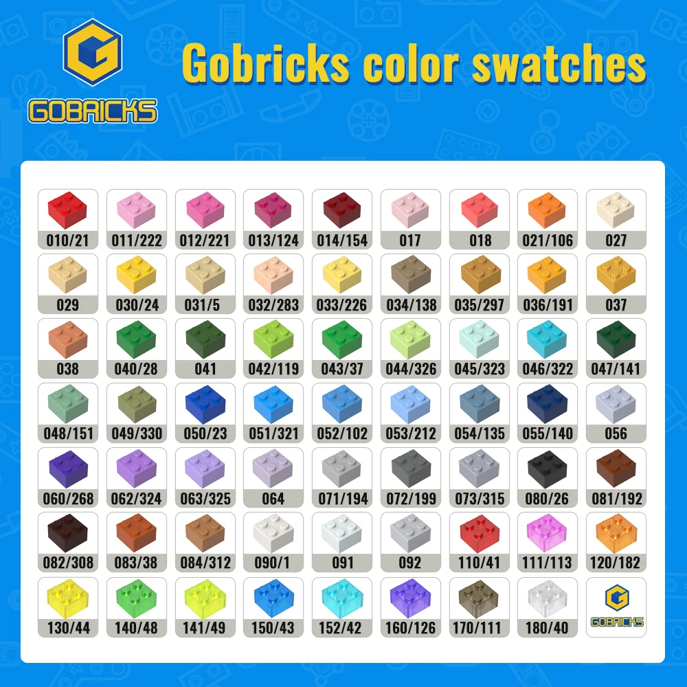 Gobricks 100g 2815 Compatible technique cale briques ceinture roue pneu pièces avec MOC petits blocs de construction modèle ville Kit Puzzle
