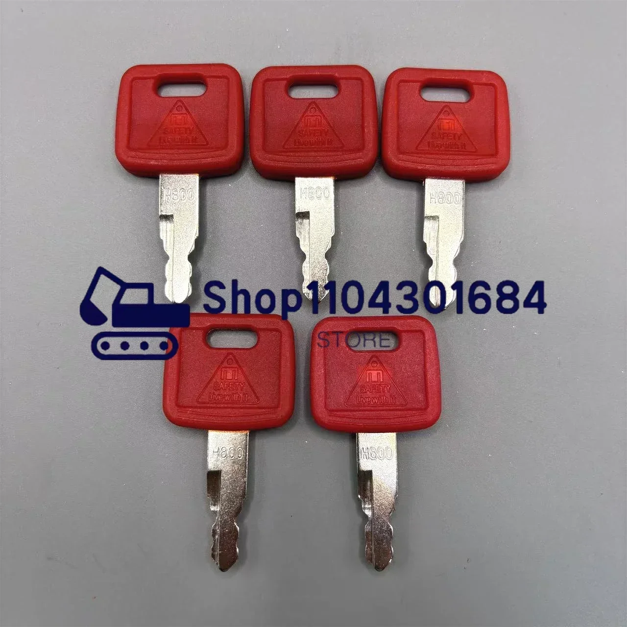 10 قطعة H800 مع الشعار AT 194969 في 147803 مفتاح الإشعال لحفارة هيتاشي جونديري نيو هولاند #2