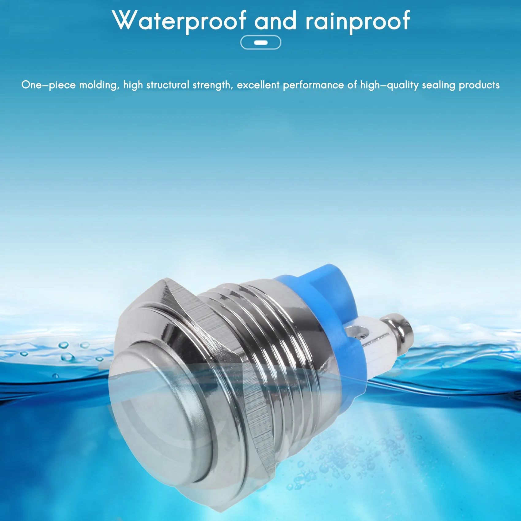 Special 16mm High Round High Round Momentary Metal Push Button Switch