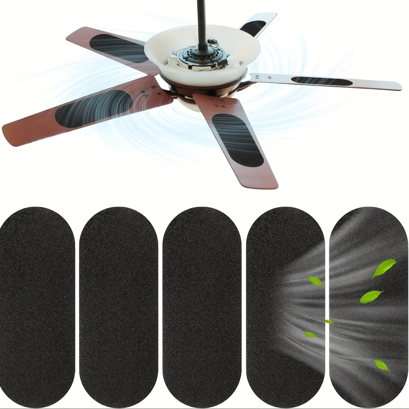 Aktivkohlefaser-Deckenventilator Staubdichter Schwamm-Baumwoll-Luftreiniger Abluftklinge Adsorption Heimklimaanlagen-Filter