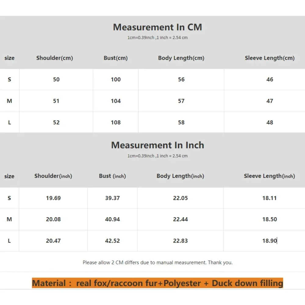 여성용 화이트 덕 다운 코트 여성용 따뜻한 2025년 신상 가을 겨울 상의 다운 재킷 두꺼운 퍼 플러피 후드 리얼 폭스 퍼 코트