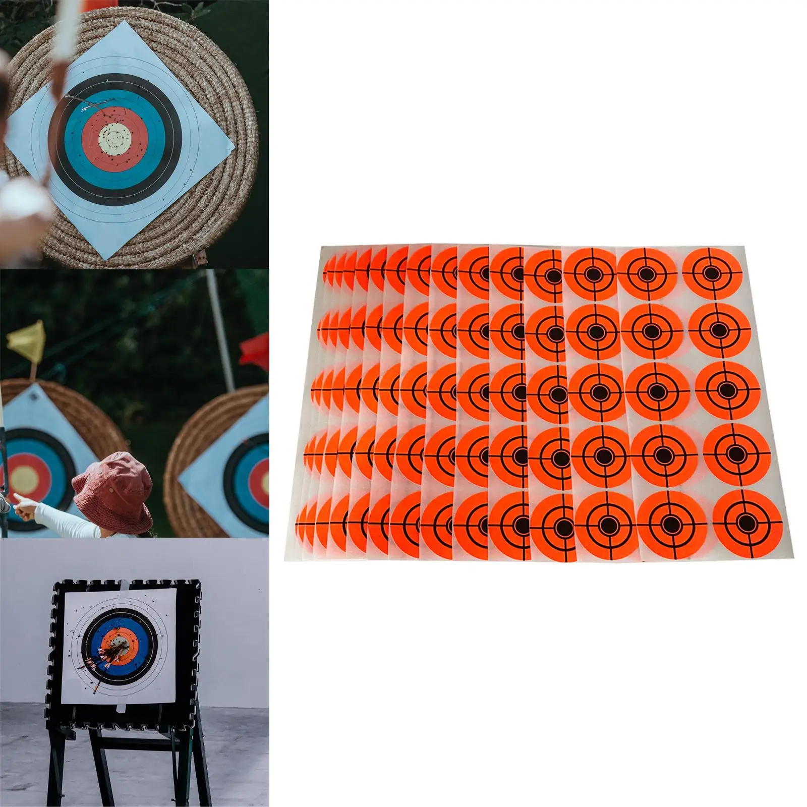 200x Shooting Targets Indoor and Outdoor Practice Self Adhesive Stickers