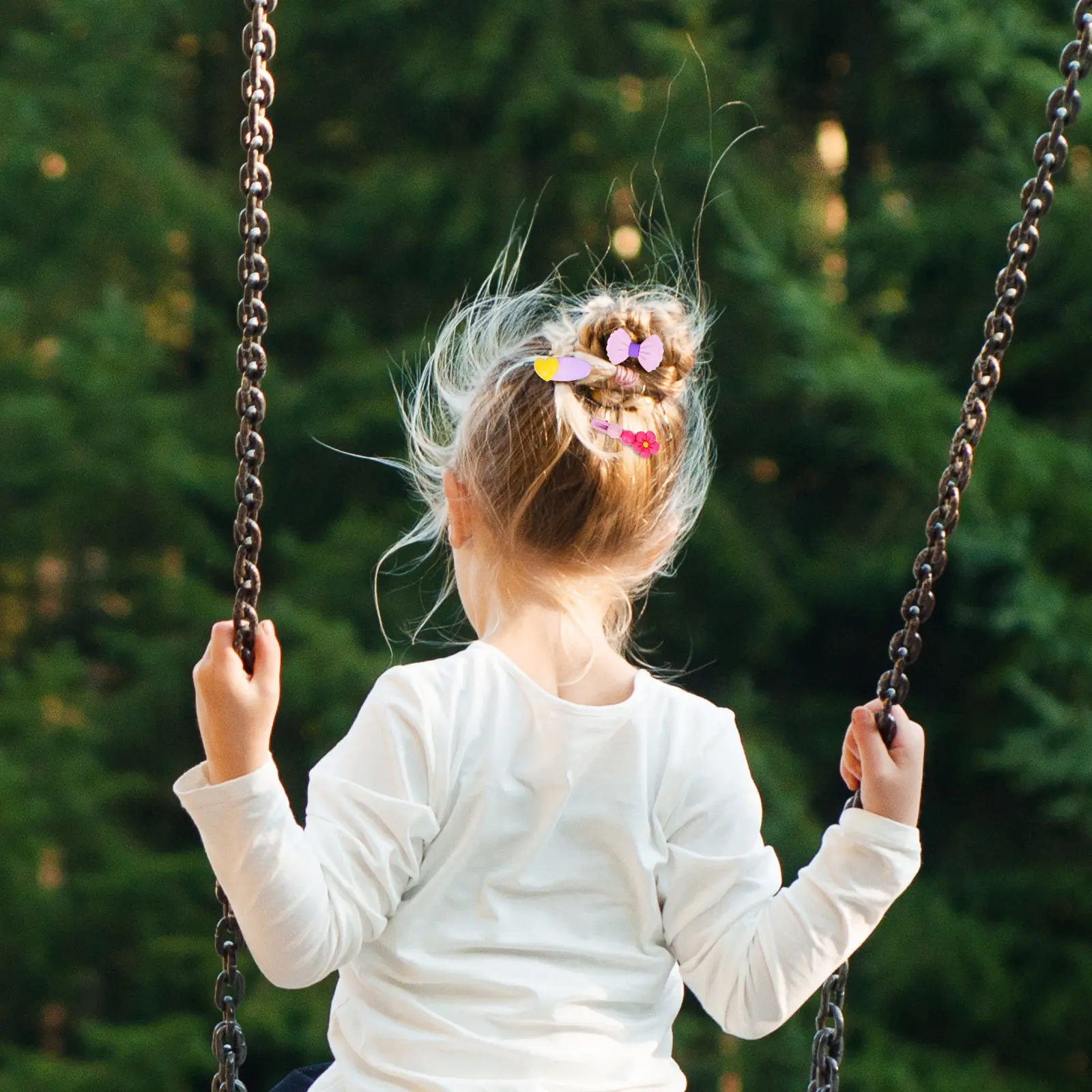 

Набор из 42 милых разноцветных заколок для волос для малышей: легкие, надежные, с кавайным дизайном, для девочек