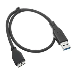 Hard Disk Drive Cable USB 3.0 A Male to Micro B Male High Speed Data Cable Adapter Hard Disk Drive Adapter