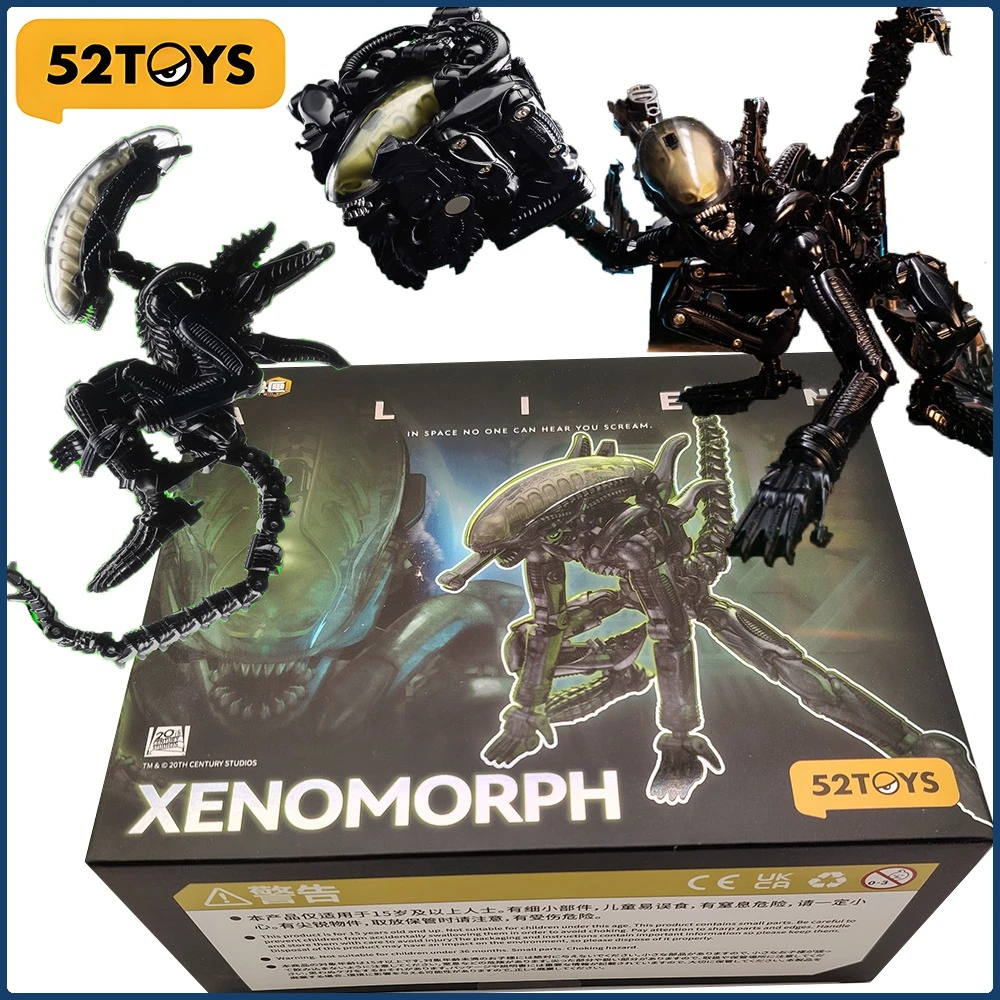 

52 Toys Original Xenomorph IB-13 Action Figures Cartoon Fashion Trend Delicate Model Toys Decorative Ornaments Christmas Gifts