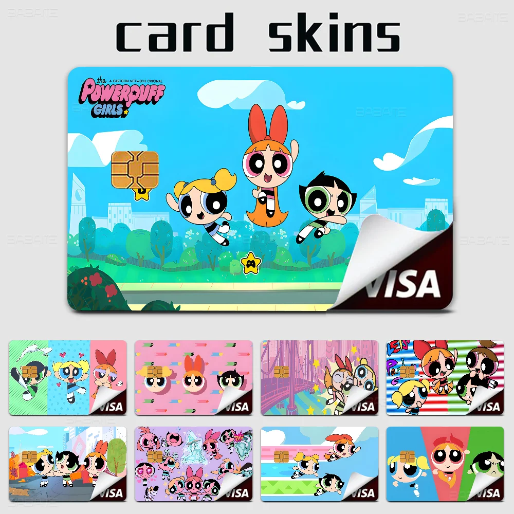 AnimeG-Girls Various Anime Bank Credit Cards Bus Pass Stickers Cool Decoration Waterproof Stickers Collection Toys Gifts