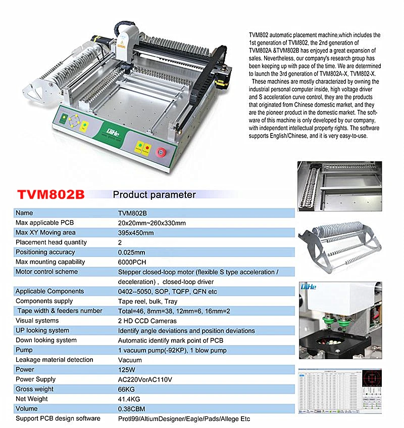 LYBGACNC Small Modular SMT Machine Desktop Pick And Place Machine For LED PCB BGA Production Line High-speed Placement Equipment