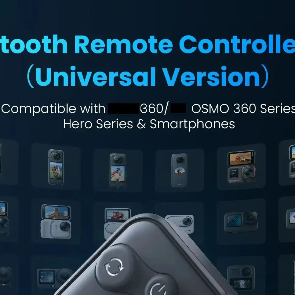 

Remote Controller Compatible with Insta360 Go Ultra X4 Air X5 DJI OSMO 360 Action 6 5 pro 4 - Universal Action Camera Remote