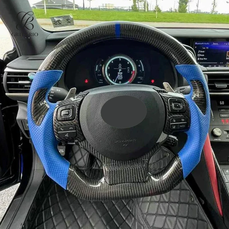 

Подходит для модификации рулевого колеса Lexus ES IS GS NX RX 250 300 из углеродного волокна, прямые продажи от производителя.