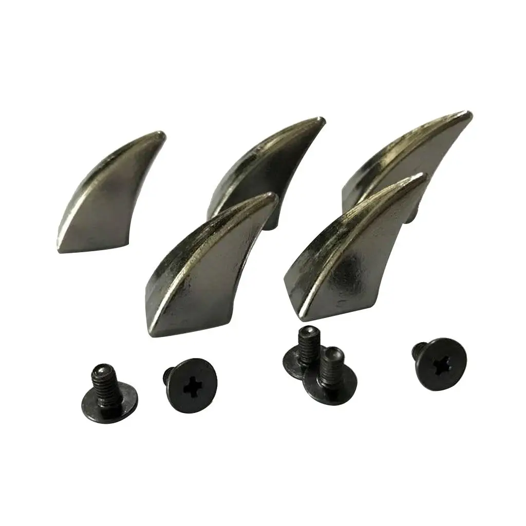 5pcs Horn Shape Punk Screwback Rivets s for Bag Belt Hat Bracelet Decoration