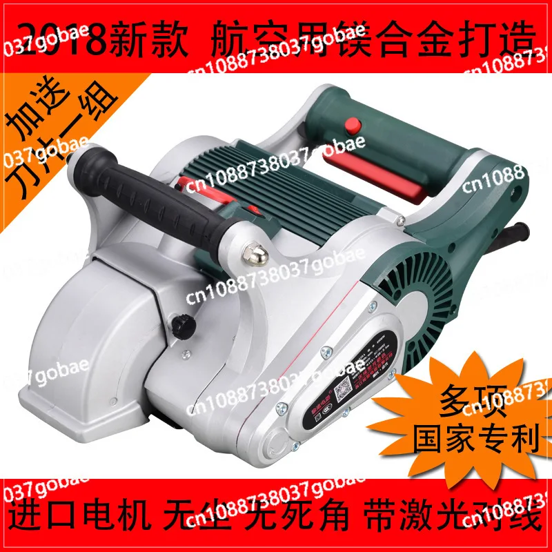 Concrete No Dead Angle Cutting Machine Water and Electricity Installation Electric Dust-free Grooving Machine Gardening