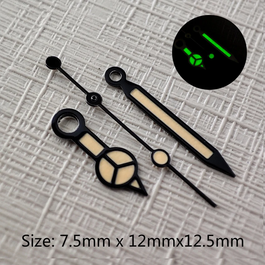 Watch accessories NH35 Hands NH36 NH38 7S26 7S36 4R35 4R36 Watch hands Silver/Black yellow hands Green glowing hands