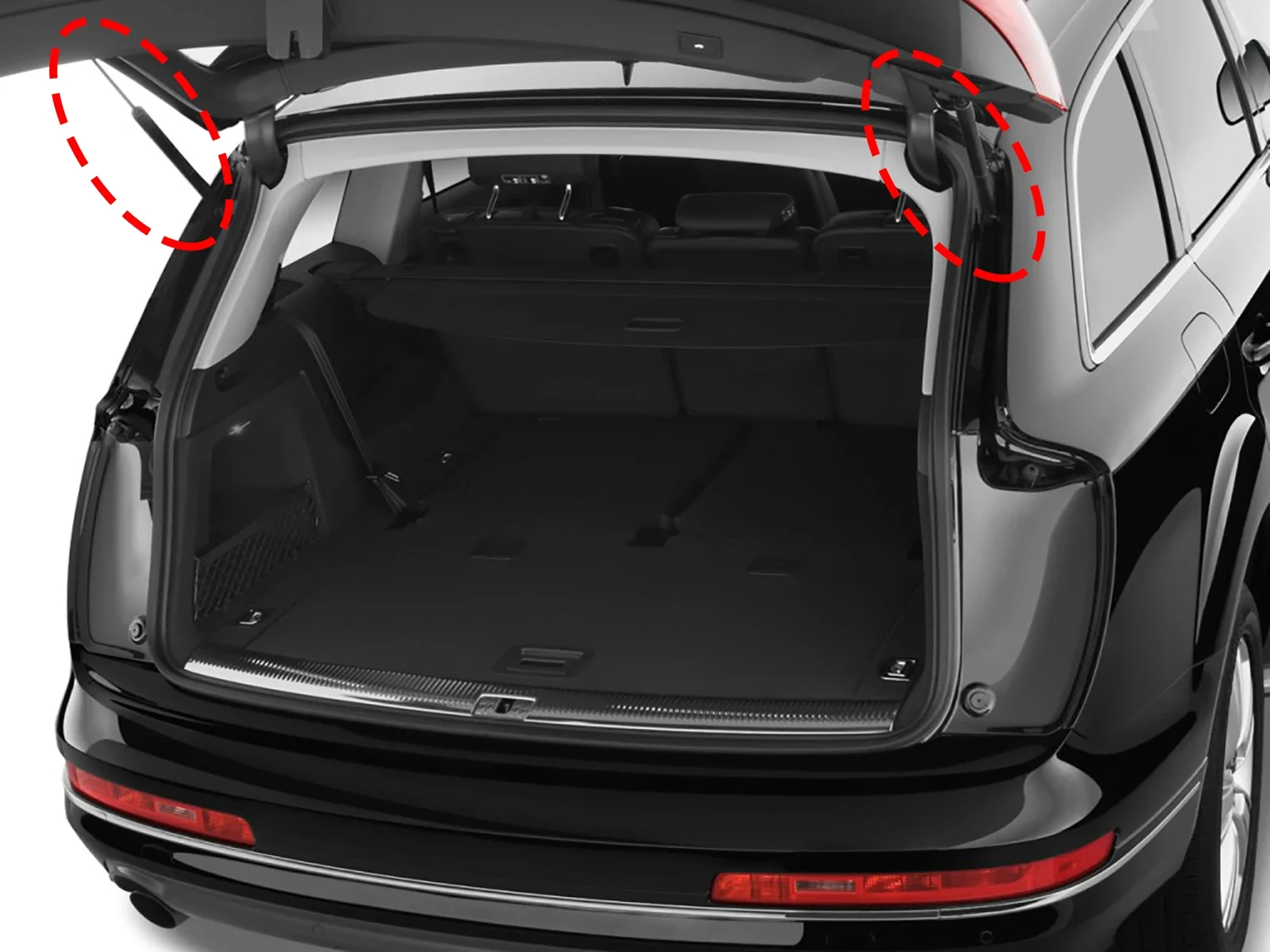 For Audi Q7 4L 2006-2015 Tailgate Boot Trunk Gas Struts Lift Support Springs