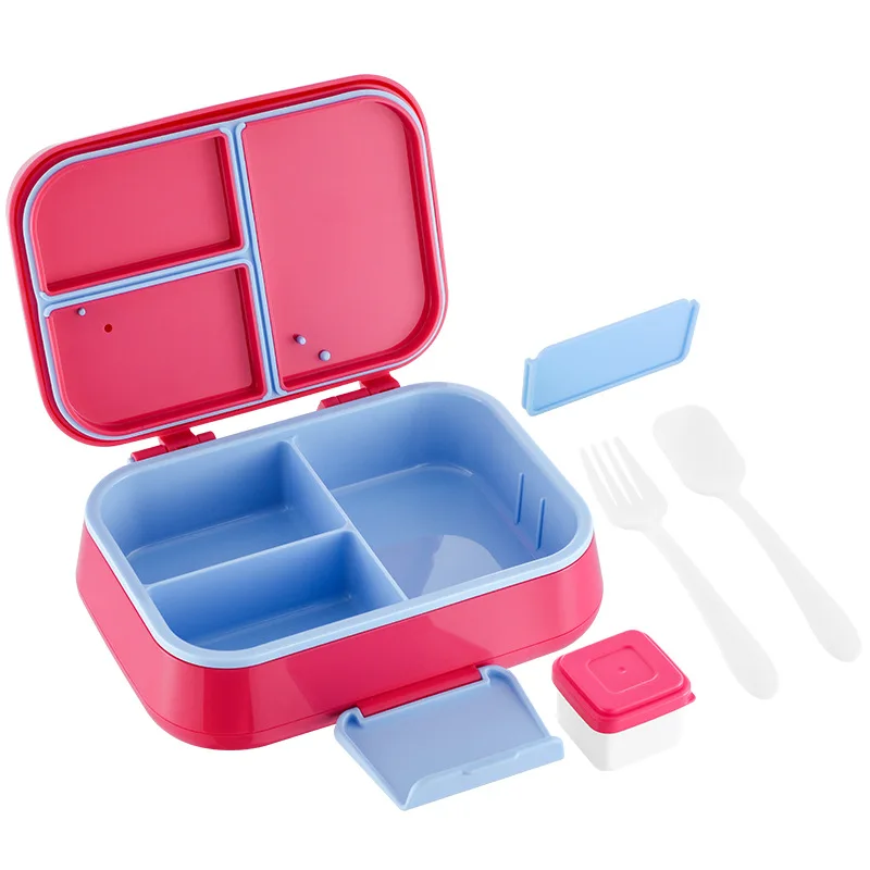 Student Fruit Salad Box Children\'s Compartmented Sandwich Lunch Box Adult Sealed Lunch Box