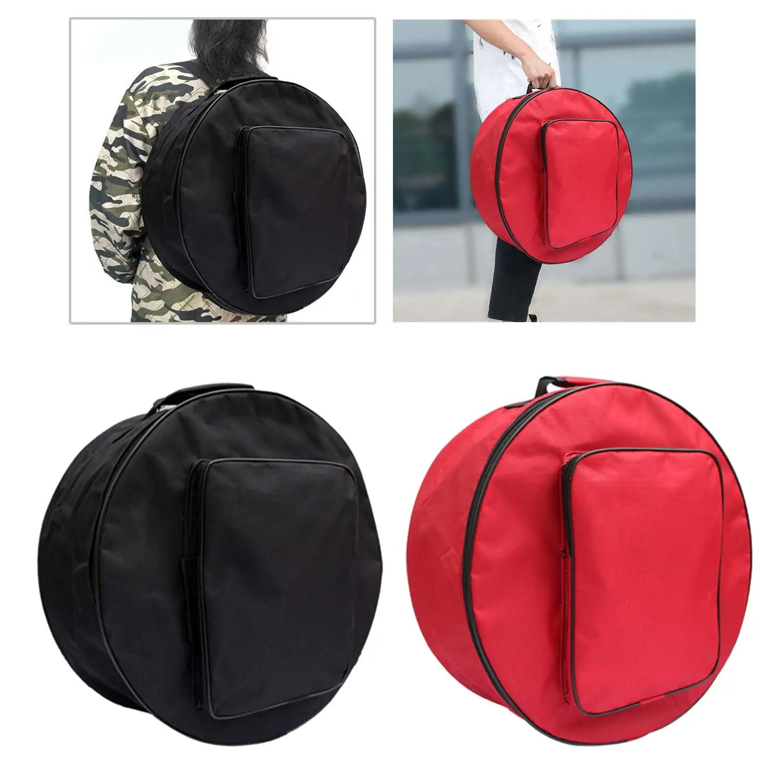Snare Drum Bag Carrying Bag with Handle Container Drum Case Bass Drum Backpack for Percussion Parts Accessories Sheet Music