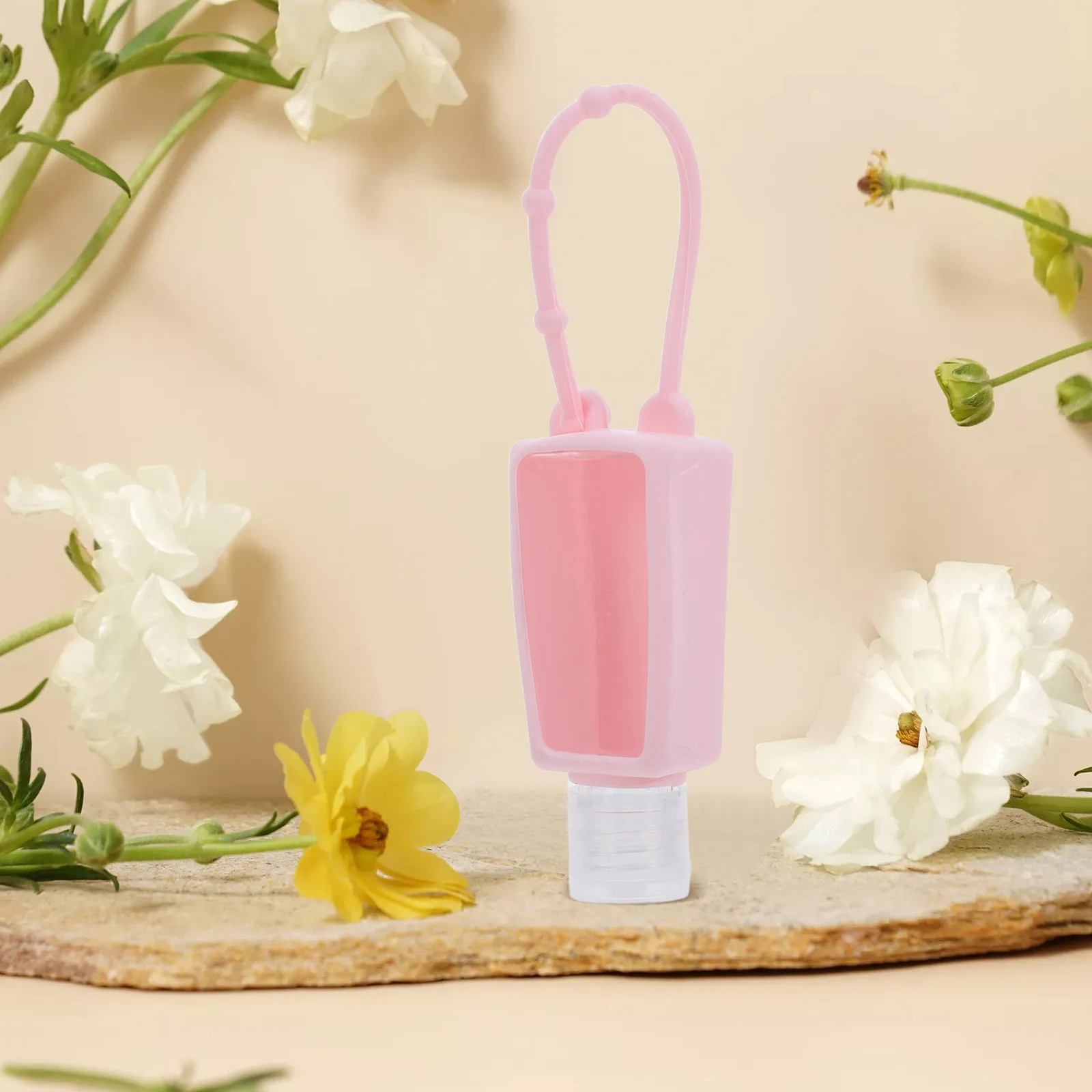 

5 set Portable Hand Set Silicone Cream Bottle For Cosmetics Gels Lotions Travel Use Mini Dispenser Container