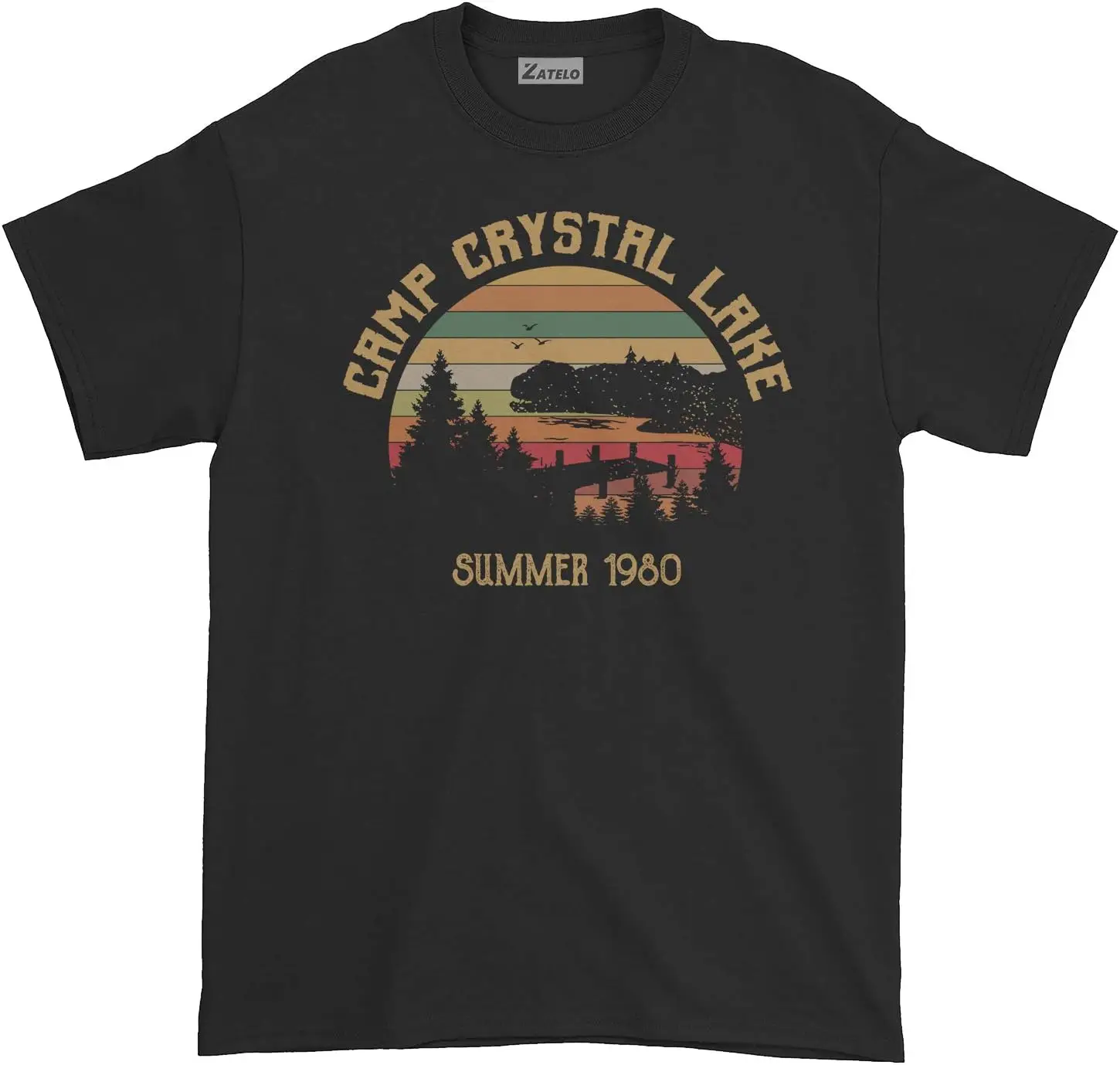 Camp Crystal Lake Summer 1980 - Vintage Retro T-Shirt