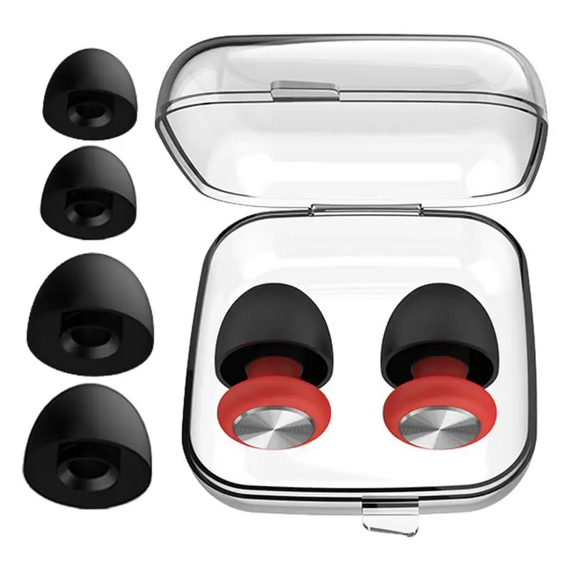 

Noise Canceling Sleep Safe Earplugs Soft Silicone Ear Plug Reusable Hearing Protection Comfortable Quiet Ear Plugs Protective