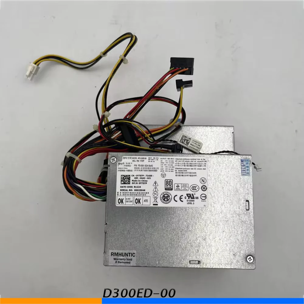 For DELL XE Power Supply  D300ED-00 L300E-00 PS-6301-3DA H197R Y737P 0H197R 0Y737P