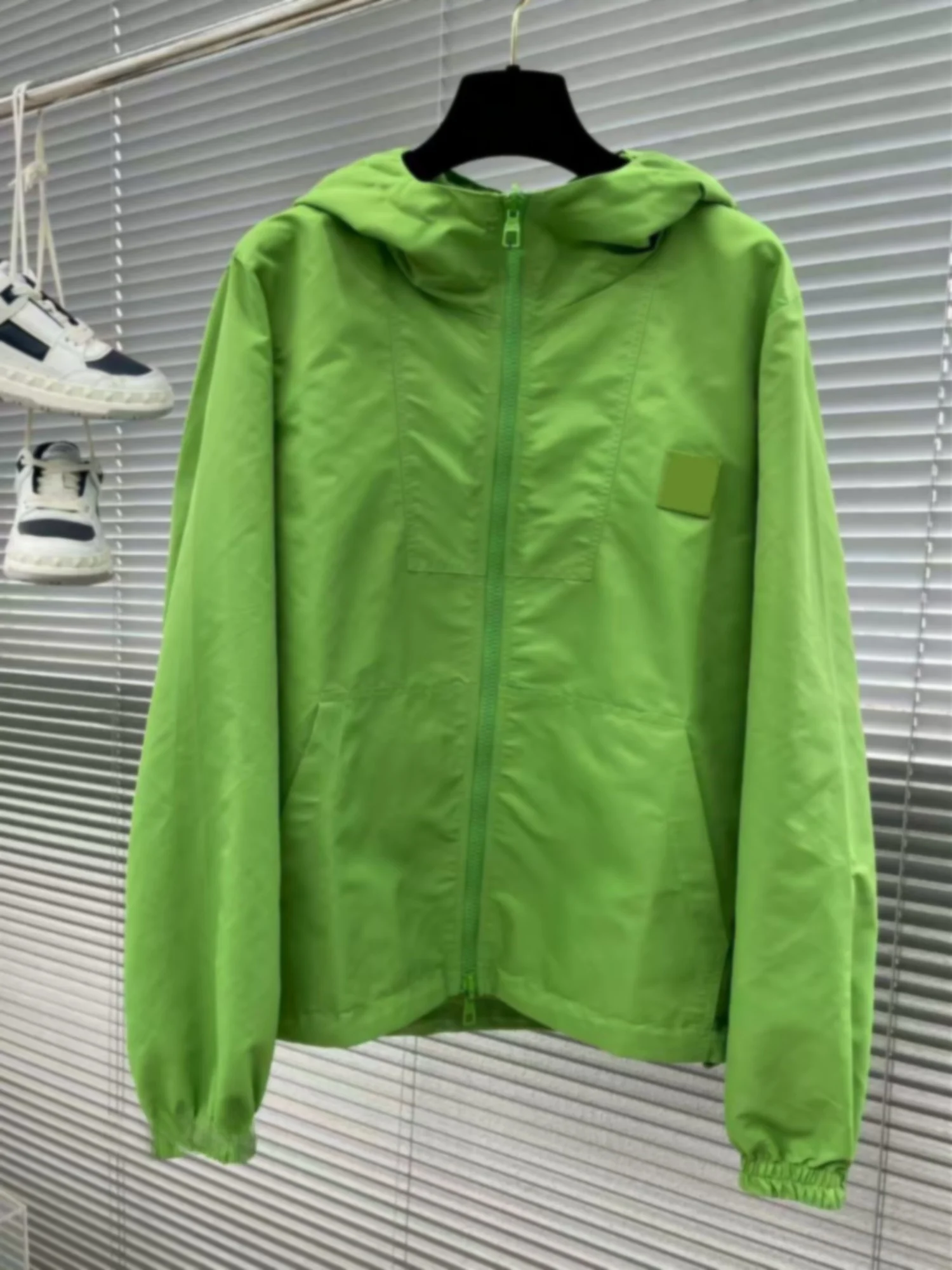 

Double-Sided Wear Windbreaker Jaet 2026 Early Spring New Faion Chboard Pattern Loose ex Cartoon All-Match Outerwear