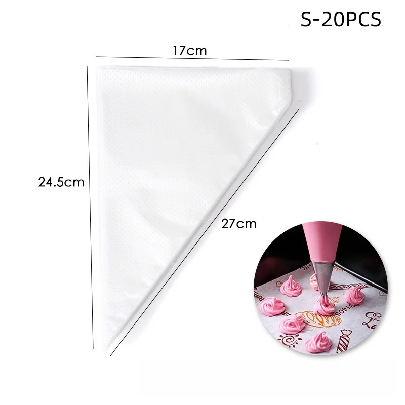 100/50/20 stücke Einweg-Spritz beutel Gebäck Zuckerguss Fondant Kuchen creme zum Dekorieren von Gebäck Kuchen Backwerk zeuge