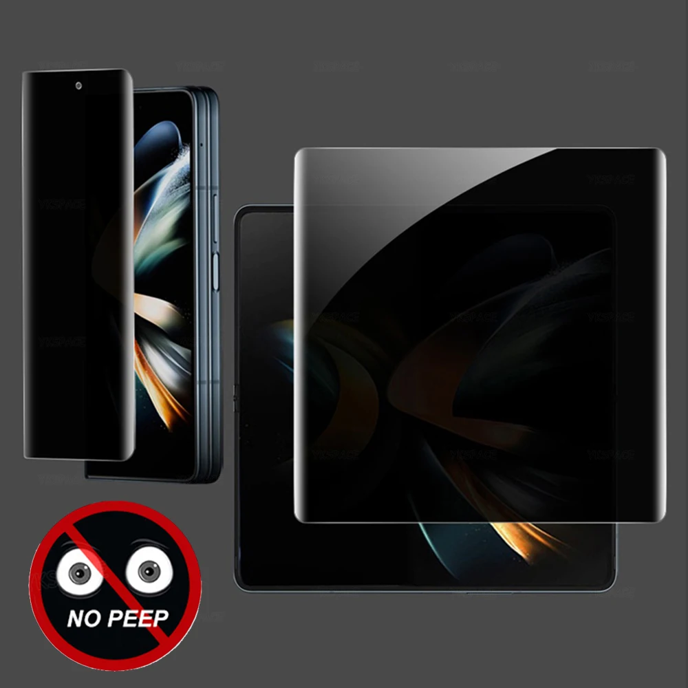 Privacy Anti-Spy Peeping Glare Soft Hydrogel Film For VIVO X Fold Plus 2 3 Pro Fold+ 5G TPU External EPU Inner Screen Protector