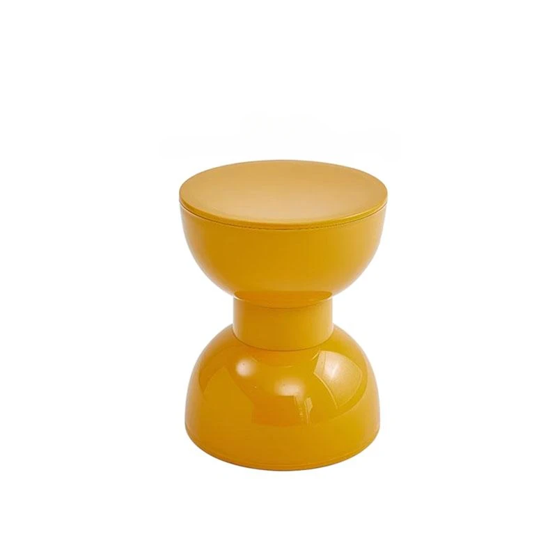 

Creative Plastic Small Stool Thickened Household Cream Dining Stool Small Household Scandinavian Shoe-changing Stool