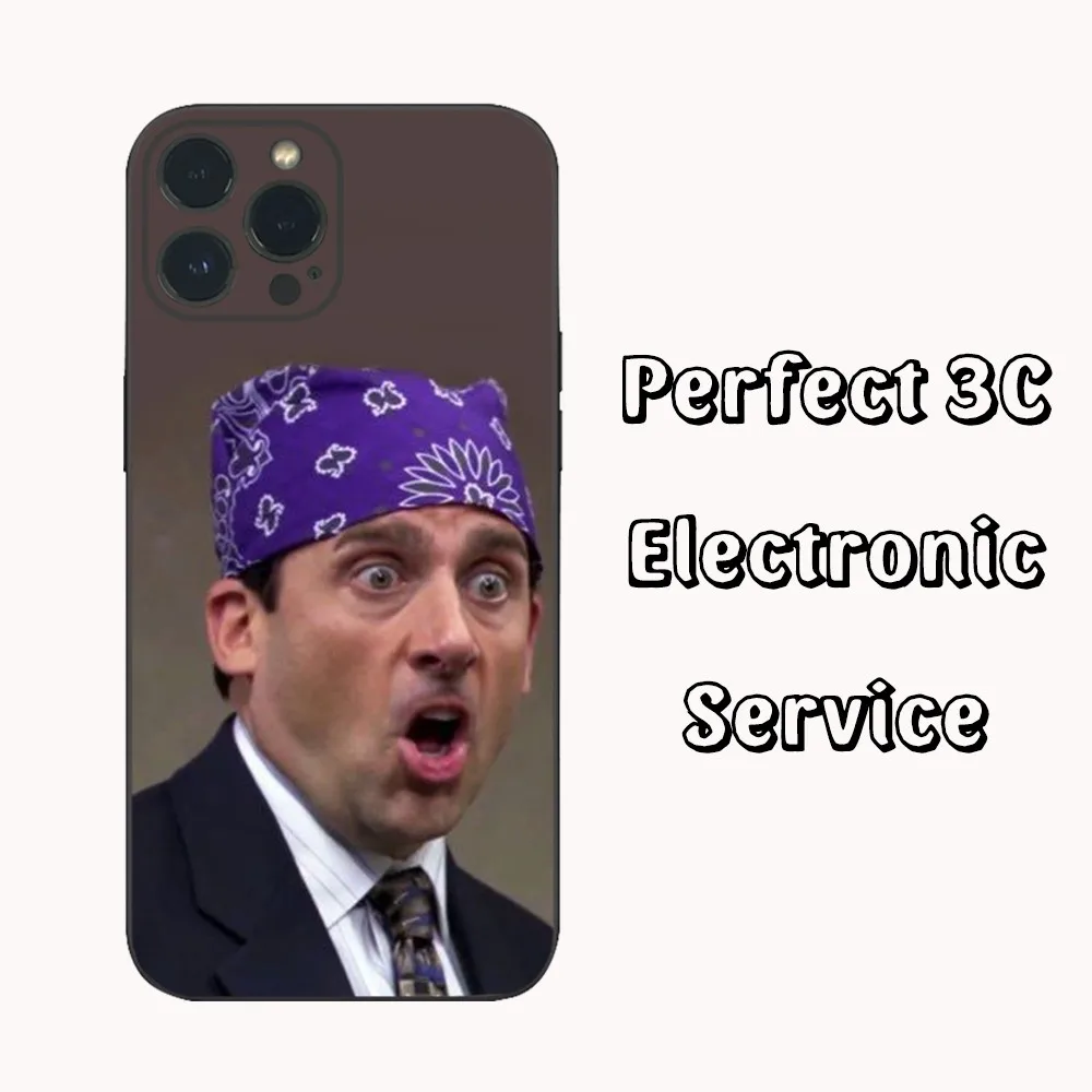 M-Michael Scott The Office Humor  Phone Case  For iPhone16 15 14 13 12 Mini 11 Pro XS Max X XR SE5 6 7 8 Plus Soft Silicone Cove