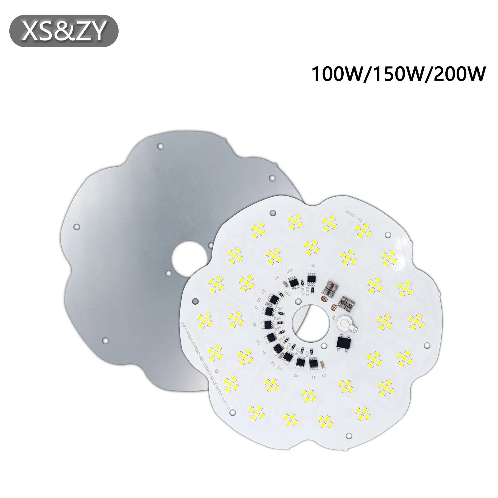 

LED 220V 6500K Intelligent IC 100W 150W 200W SMD2835 Suitable For warehouses Garages Commercial Industrial Lighting Fixtures DIY