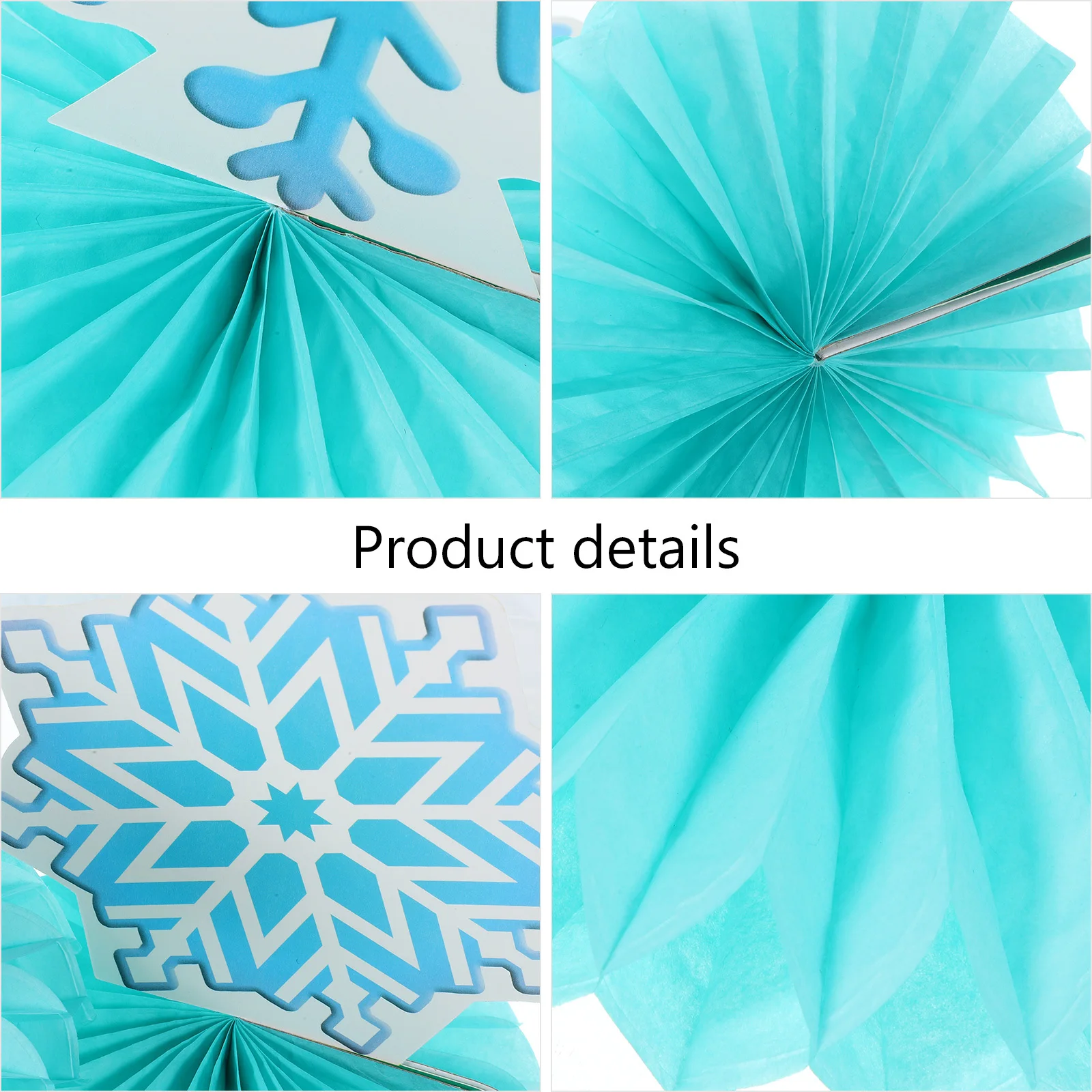 

9Pcs Snowflake Honeycomb Christmas Table Centerpiece Party Decorative Props Festive Home Decor Snowflake Honeycomb