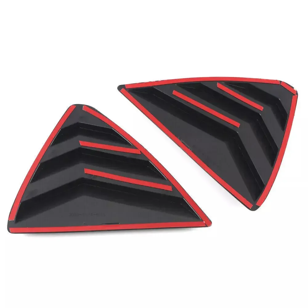 For Mazda CX-5 CX5 2017 2018 2019 2020 2021 2022 2023 Car Rear Window Louver Shutter Cover Exterior Side Vent Scoop Trim Sticker