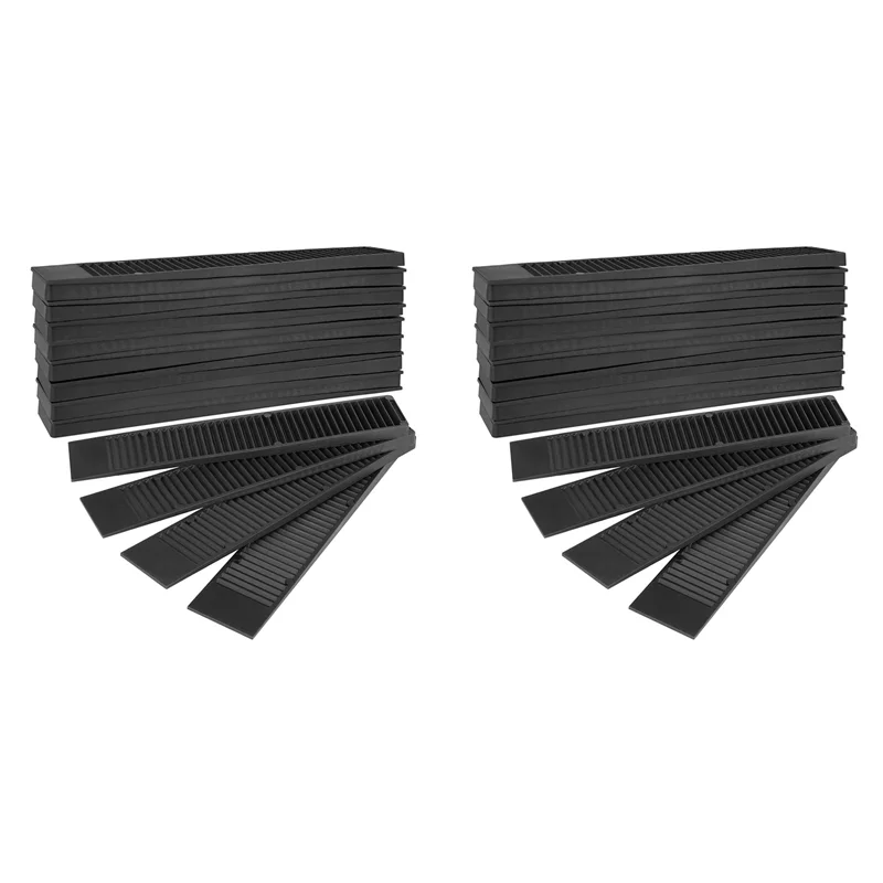 

【A87T】40 шт. композитные прокладки и выравнивающие клинья, пластиковые прокладки клинья для мебельной техники, выравниватели мебели, дверные прокладки