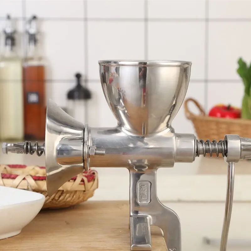 large 304 stainless steel grinding machine Grinder Manual cocoa bean mill Whole grains and pepper grind Manual grain grinderer