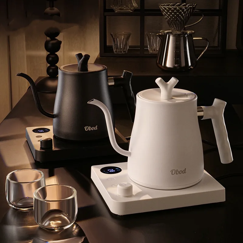 304 Stainless Steel Temperature Control Gooseneck Kettle Constant Temp Hand Drip Coffee Kung Fu Tea Electric Pot For Home Use