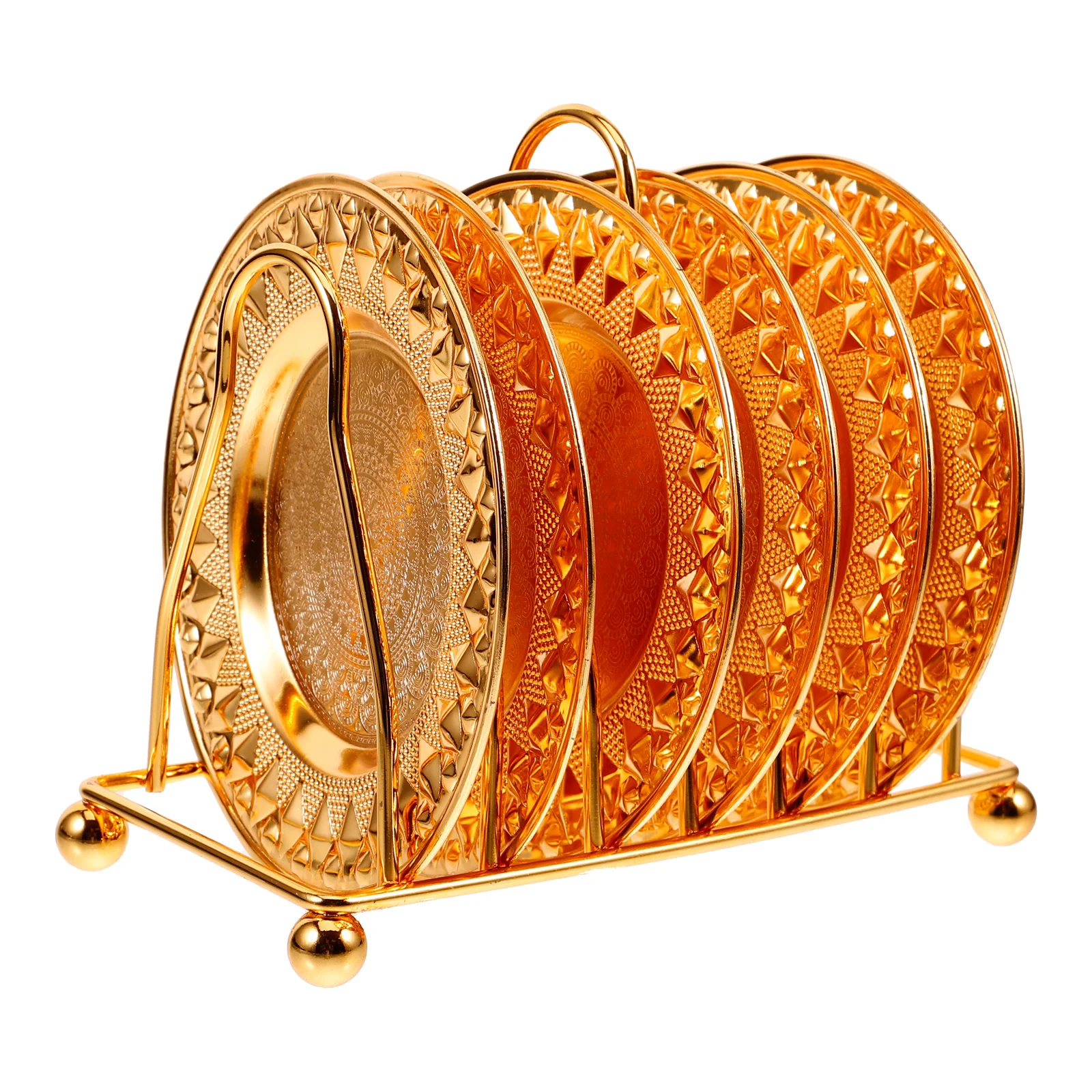 

1 Set Snack Plates Storage Rack Home Kitchen Food Serving Dishware Modern Design Space-Saving For Kitchen Restaurant