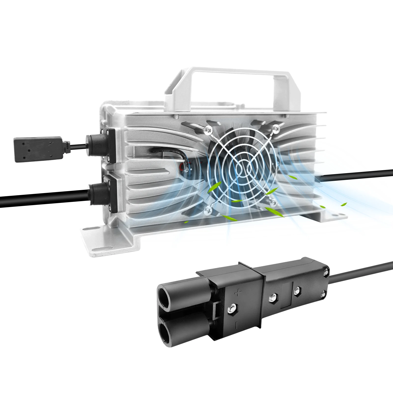 

Зарядное устройство Smart Battery Charger 48V 15A MAC-SCR48-17-17 для Yamaha G19 G22 (аналог Lester)