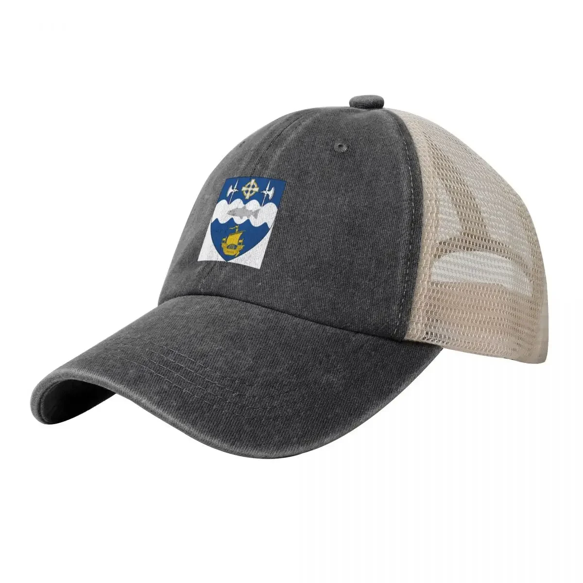 Coat ofArms of Ballina (County Mayo), Ireland Baseball Cap Anime Fashion Beach Caps For Women Men's