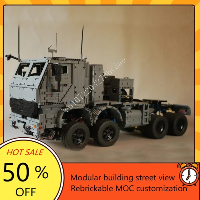 7106PCS MOC Armored truck Custom Puzzles Model  Technical  DIY Education Assembly Set Toy For Child Holiday Xmas Kids Toys Gifts