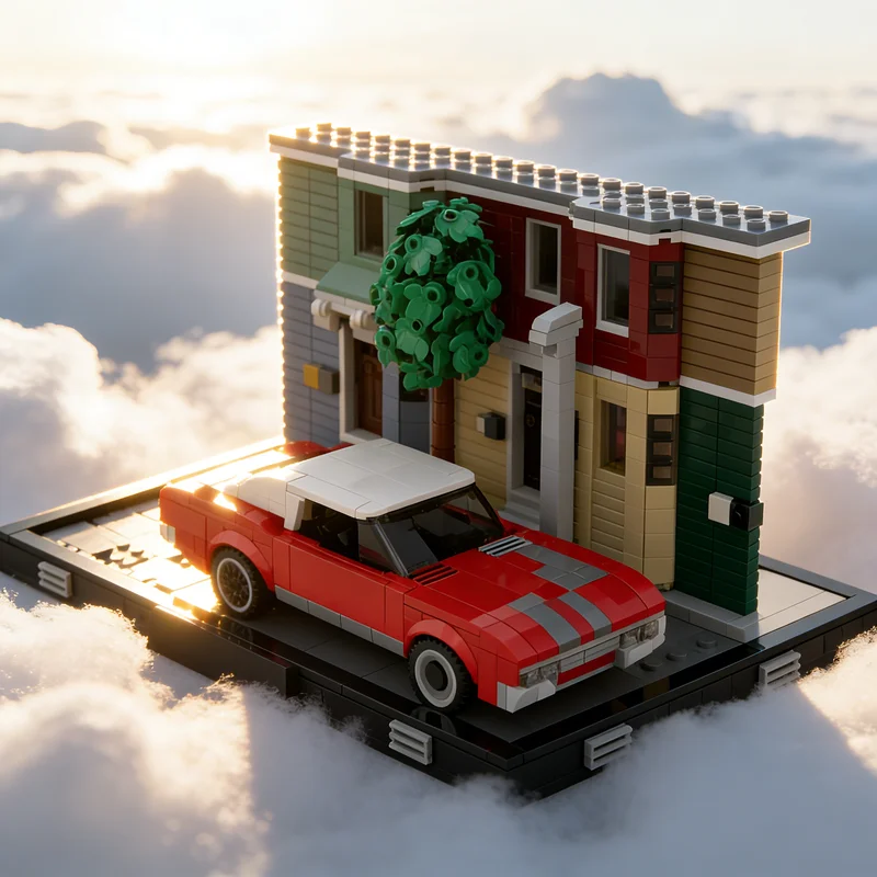 ตัวต่อ MOC ไอคอน 1077 ชิ้น ชุด Good Will Hunting รุ่นจบการ์ตูน ของเล่นตัวต่อสถาปัตยกรรม DIY สร้างสรรค์ ของขวัญคริสต์มาส ของเล่นเสริมพัฒนาการ