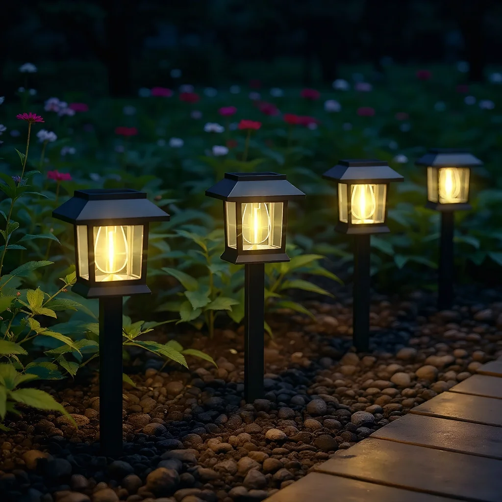 

LED Solar Lawn Light, Waterproof Landscape Garden Light Outdoor Decorative Channel for Courtyard Front