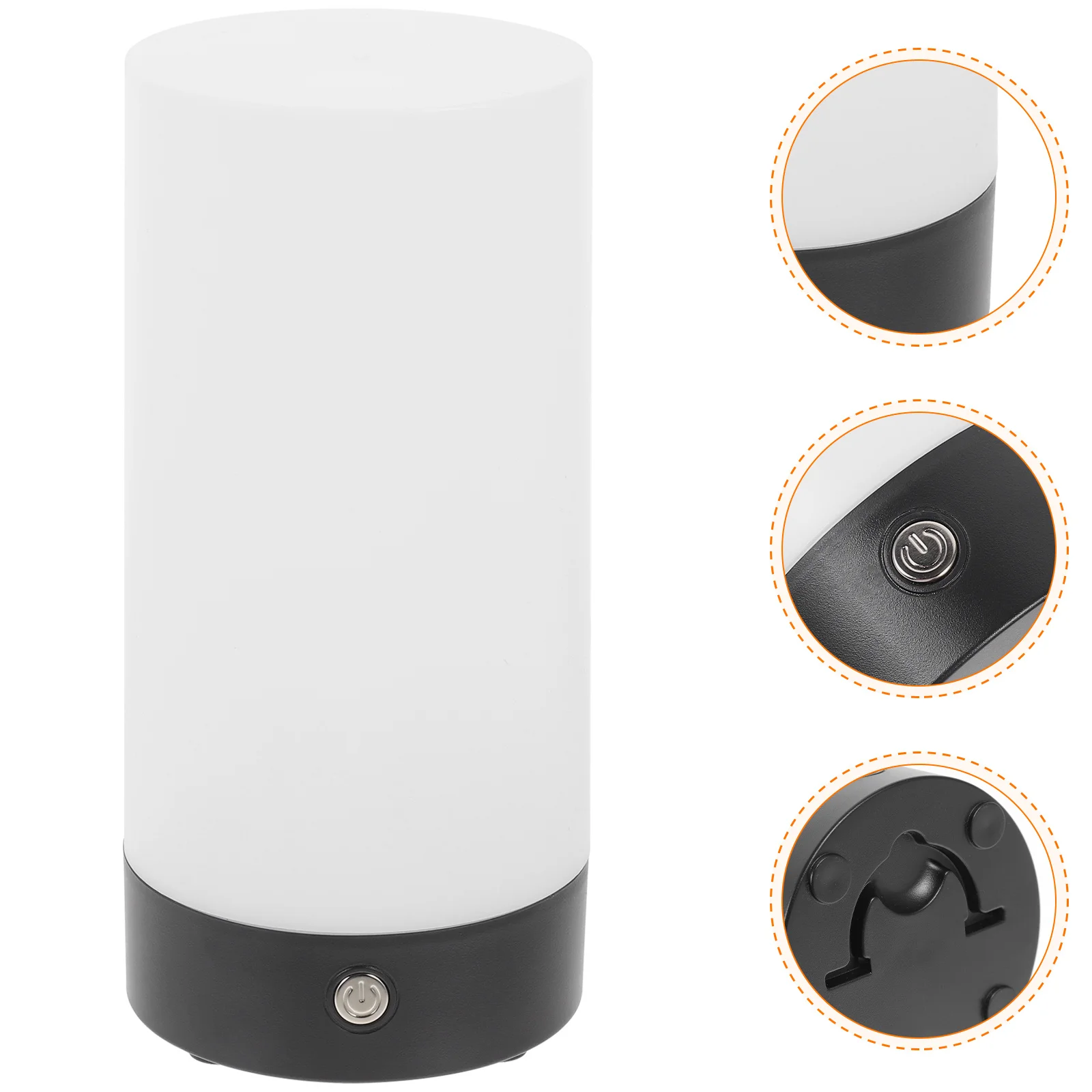 

1Pcs LED Chargeable Bar Table Lamp Rechargeable Cylindrical Creative Night Light Desk Lamp LED Light Cylindrical Lamps