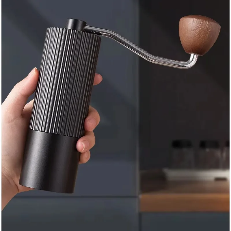 Factory Direct Manual Stainless Steel Pour-Over Set Coffee Grinder Pot Coffee Dripper Cups 5-Piece Home Car Gift