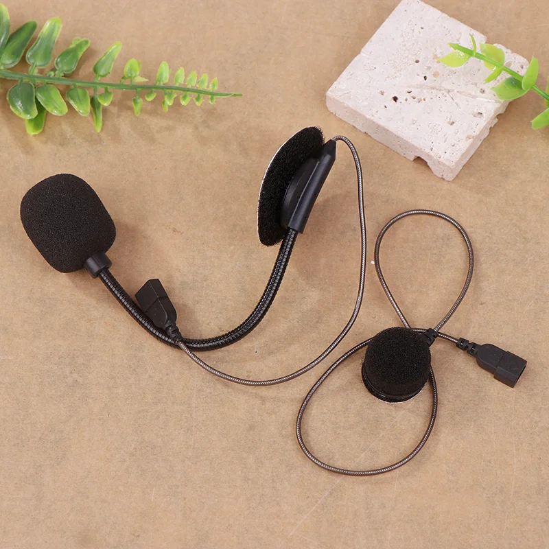 Voor Cardo Freecom/Spirit Motorhelm Bluetooth Intercom Zachte Draad Microfoon Harde Draad Microfoon En 3.5mm Luidspreker