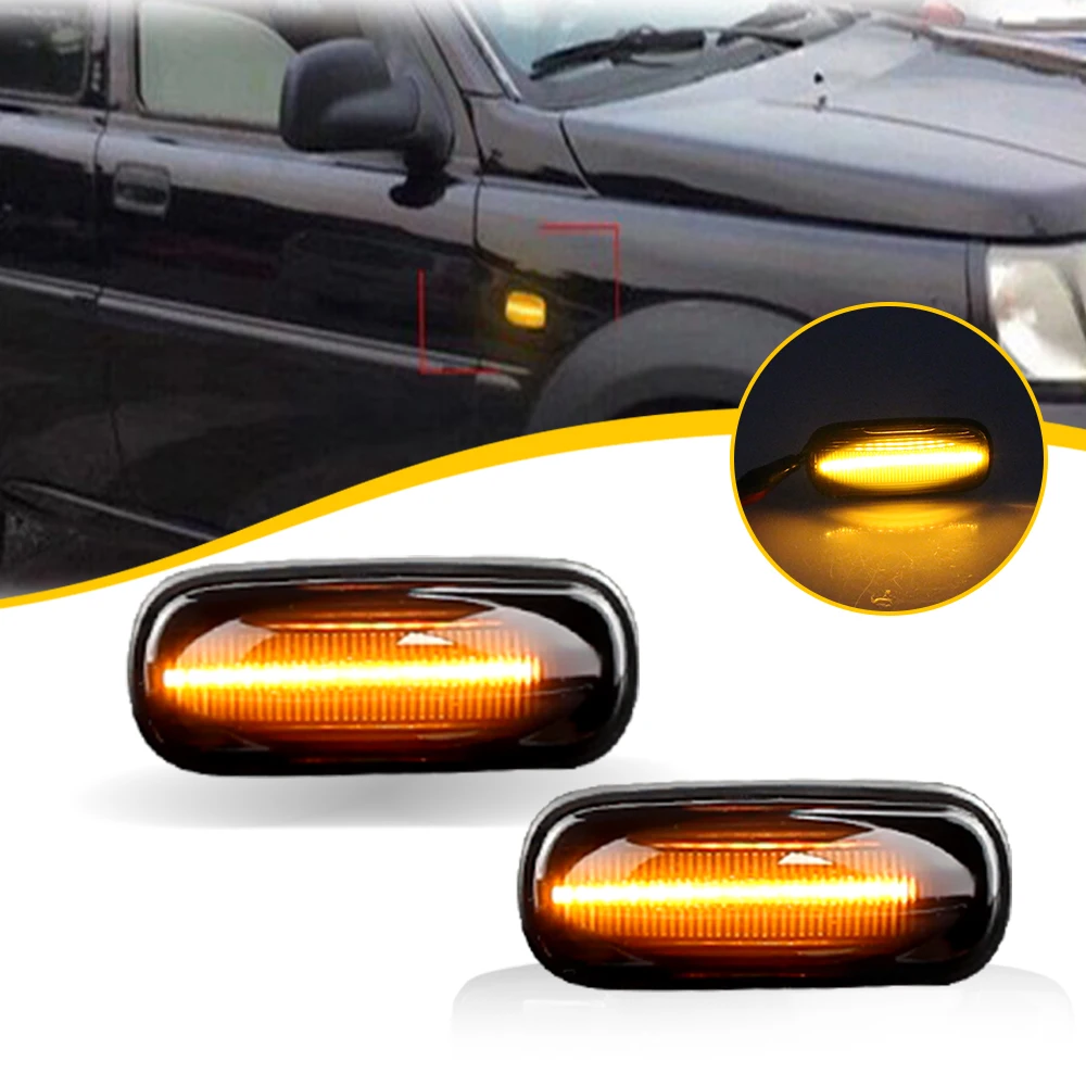 

2 шт. светодиодный боковой габаритный фонарь для Land Rover Discovery 2 1999-2004/Land Rover Freelander 1 2002-2005/Land Rover Defender 2007-2015