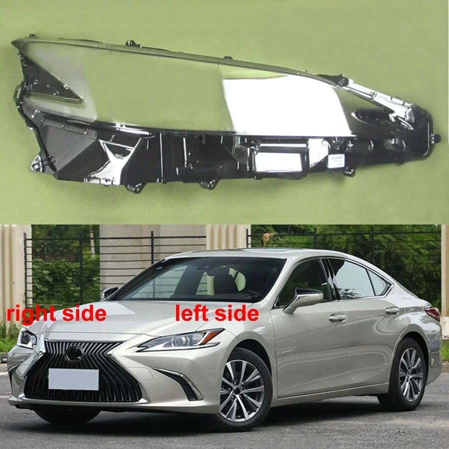 

For Lexus ES ES200 ES260 ES300 ES350 2018 2019 2020 Headlight Shell Headlamp Transparent Lampshade Cover Lens Plexiglass