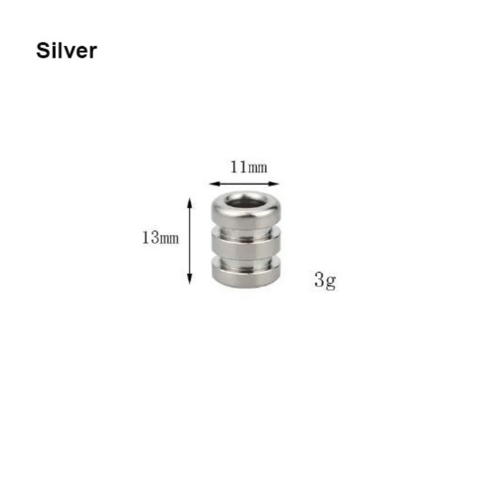 High Quality Titanium Alloy TC4 Knife Beads 11*13mm 7 Styles Outdoor Knife Lanyard Beads Paracord Rope Knife Beads
